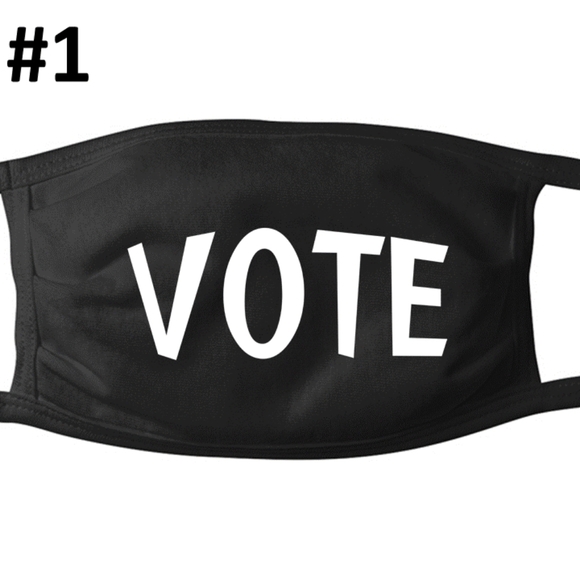 5⭐ VOTE 100% Cotton Jersey Adult Mask - Picture 2 of 10
